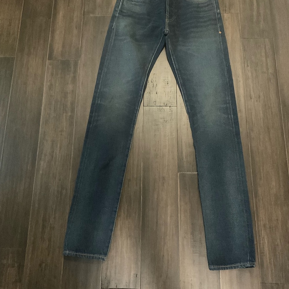 Imogene + Willie Charlie Button Fly Selvage 100% Cotton Jeans Size 28X35